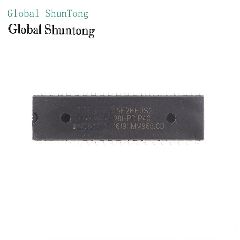 2Pcs Original  15F2K60S2-28I-PDIP40 Single-Chip Microcomputer Integrated Circuit IC Chip 15F2K60S2 Micro Computer ISP