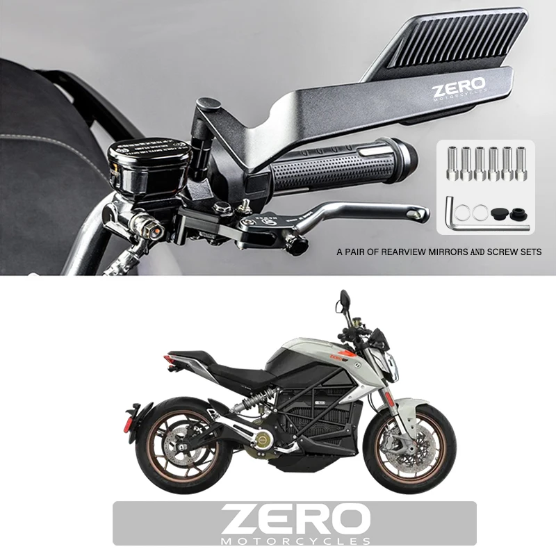 Anti-Fog Anti-Glare Motorcycle Folding Wind Wing Rearview Mirror For ZERO JDM DS DSR FX FXE FXS SR/F SR SR/S  ZERO JDM DS DSR FX