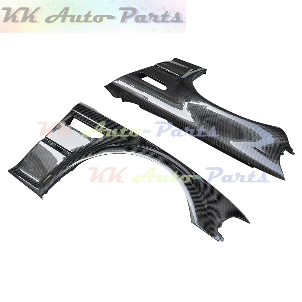 For BMW 3 Series E46 M3 1998-2004 Carbon Fiber Front Side Bumper Fender Air Intake Vent Spiltter Body Kits