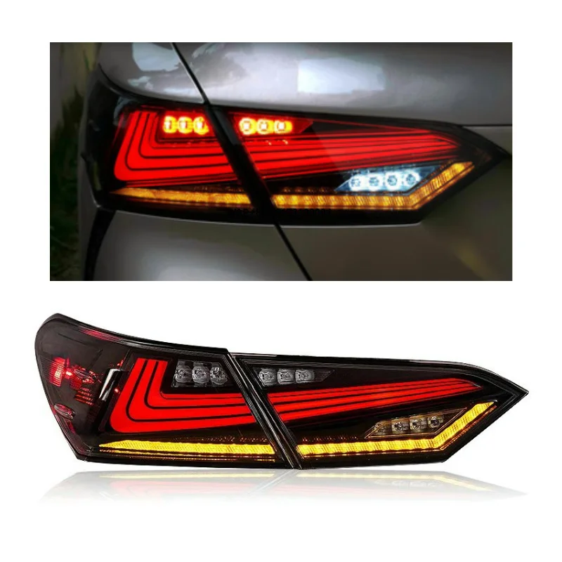 

Camry Upgrade LED Tail Light Assembly for Camry 2018-2021 Plug and Play Taillights Rear Lamp Dynamic Turn Signal Reverse