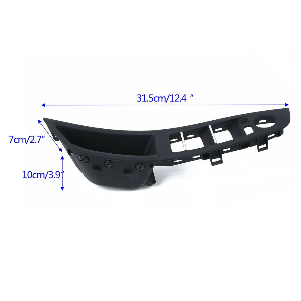 High Quality Replacement 1pcs Accessories For BMW 535d XDrive 2010-2016 Door Switch Panel ABS Double-sided Tape