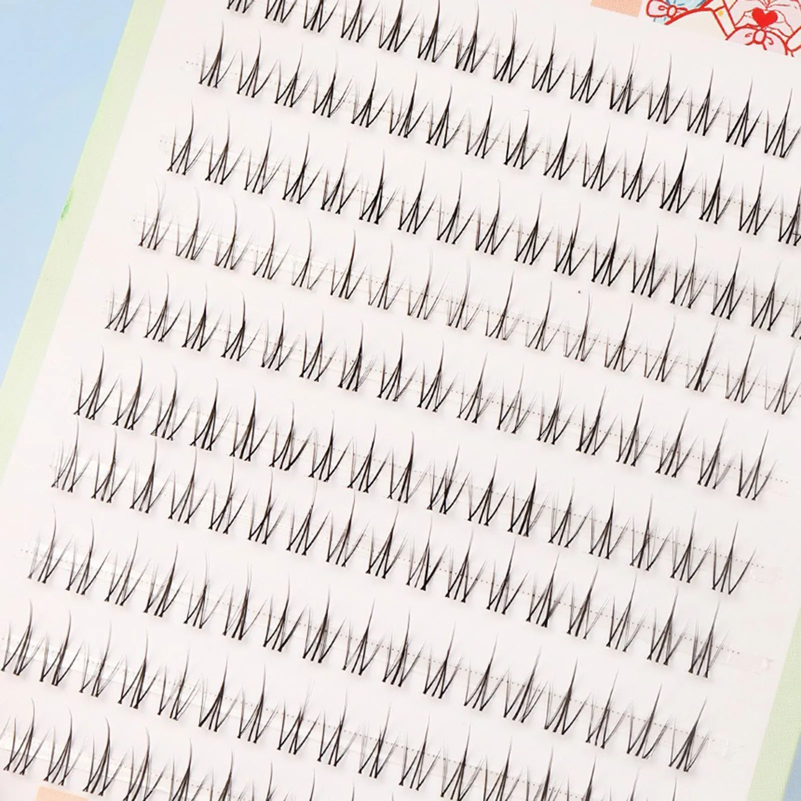 Wispy individual lashes bottom false Eyelashes Natural Realistic Segmented lower Lashes for Women Girls Cosmetic Supplies