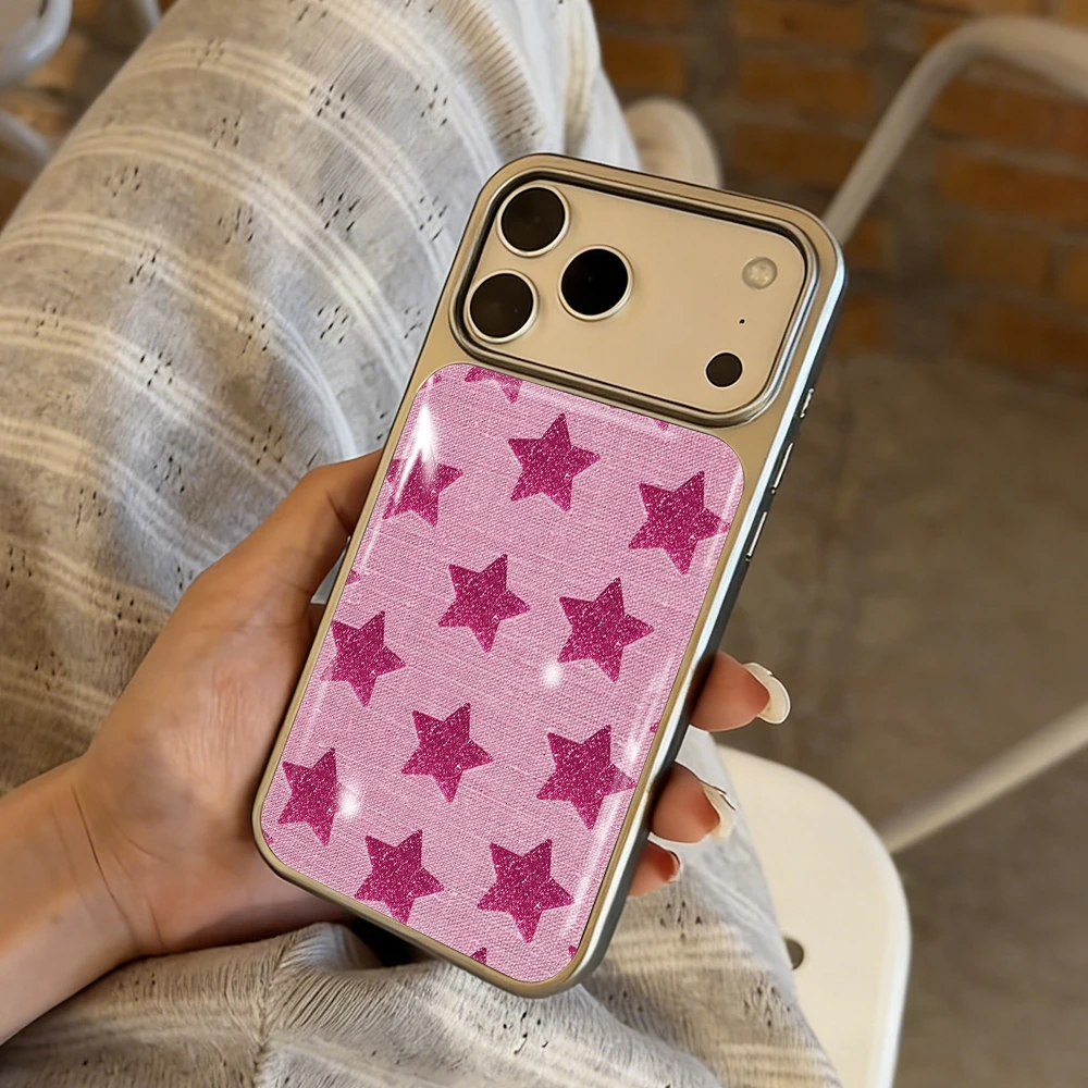 Neue bunte Sternen-Druckguss-INS-Hülle für iPhone 15 17 13 Pro Max Phone 11 12 ProMax 14 15 16 Plus Hüllen Stoßfeste Luxus-Coque – Detail 4