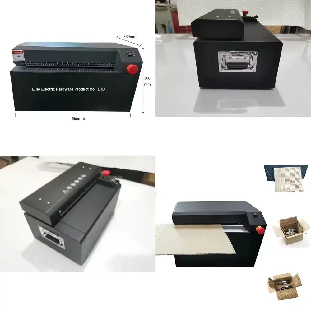 

Small Size Desktop Waste Recycle Paper Shredder Cross-Cut Carton Box and Cardboard Shredding Machine Electric Power