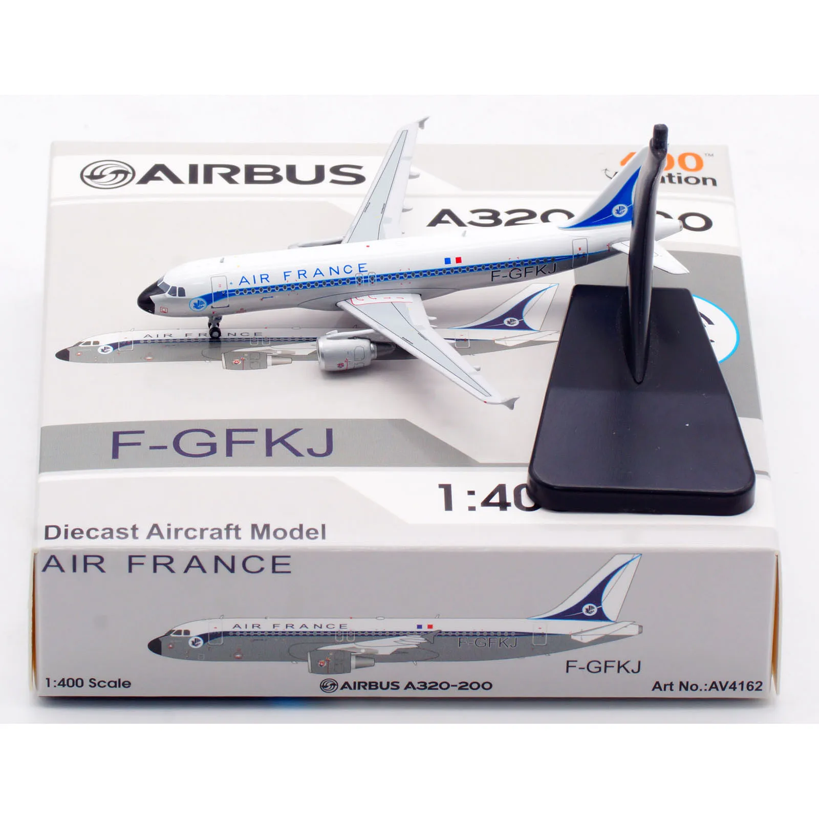 

AV4162 Alloy Collectible Plane Gift Aviation 1:400 AIR FRANCE RETRO Livery Airbus A320-200 Diecast Aircraft Jet Model F-GFKJ