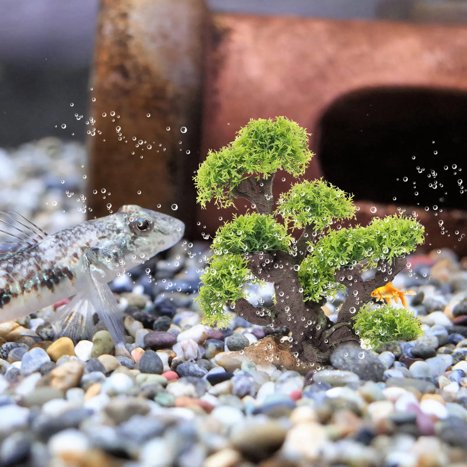 

Realistic Plastic Aquarium Plants for Fish Tank Reptile Terrarium Decor Simulation Tree Landscape DIY Scenery Fake Plants