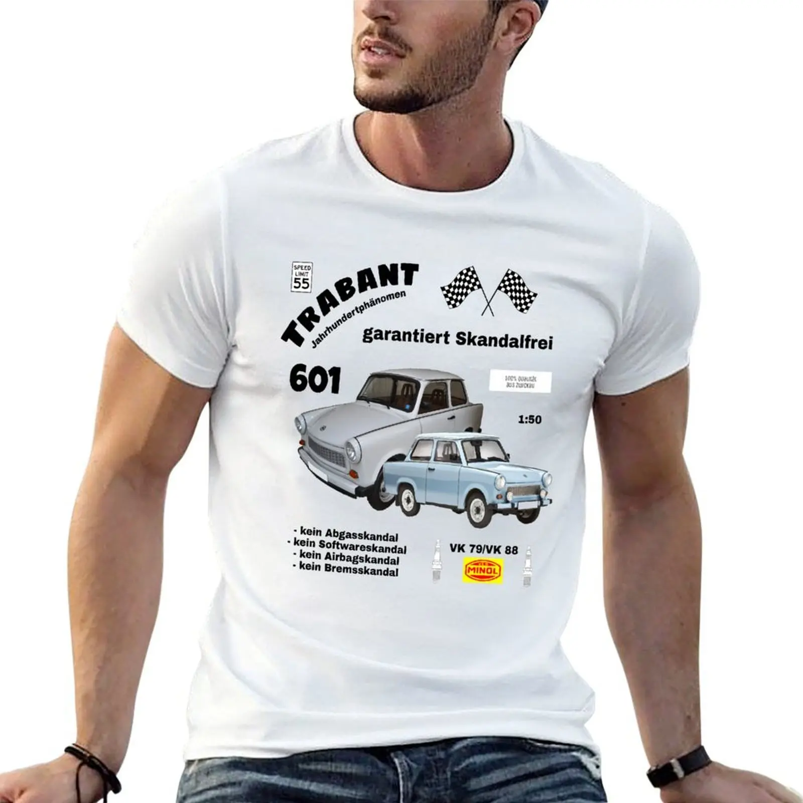 

t Trabant man 601 shirt t shirts mens t designer plain shirts T-Shirt graphic