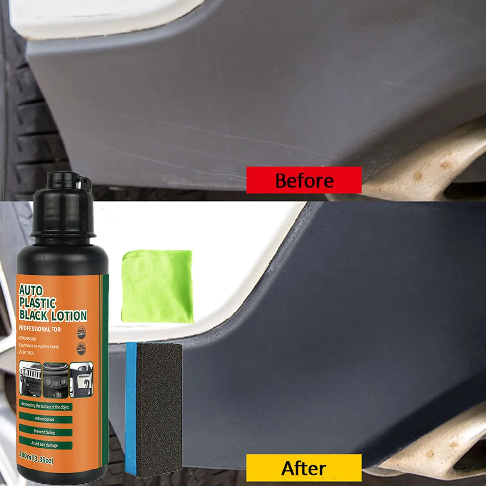 

Автомобильный очиститель пластика, восстановитель обратно в черный блеск, обновление салона автомобиля, восковое покрытие, средство для автополировки и ремонта