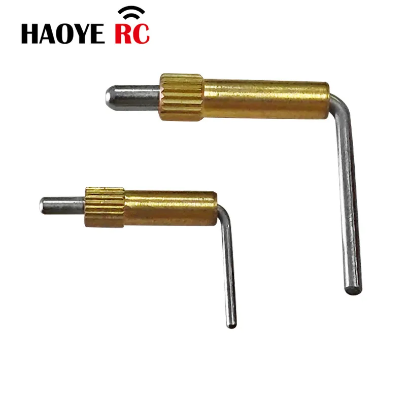 Haoye 2 Pcs Metal Canopy Locks Spring-Loaded Latch 90 °/120 ° For RC Airplanes Parts Electric Planes Foam Model Accessories