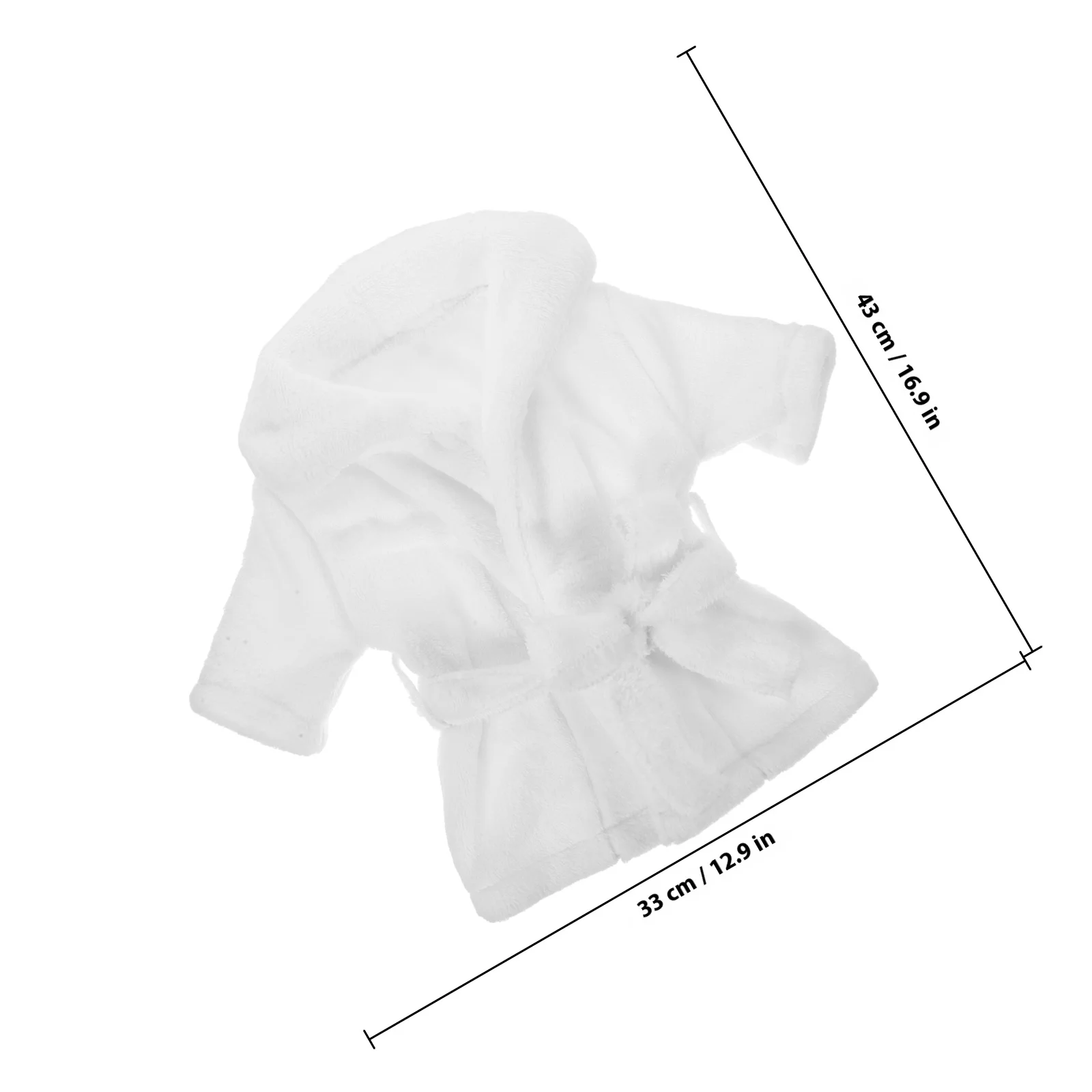 1 zestaw 1 Zestaw do sesji zdjęciowych noworodków, szlafrok, miękki ręcznik z polaru koralowego dla malucha, uroczy strój z ręcznika kąpielowego na urodziny