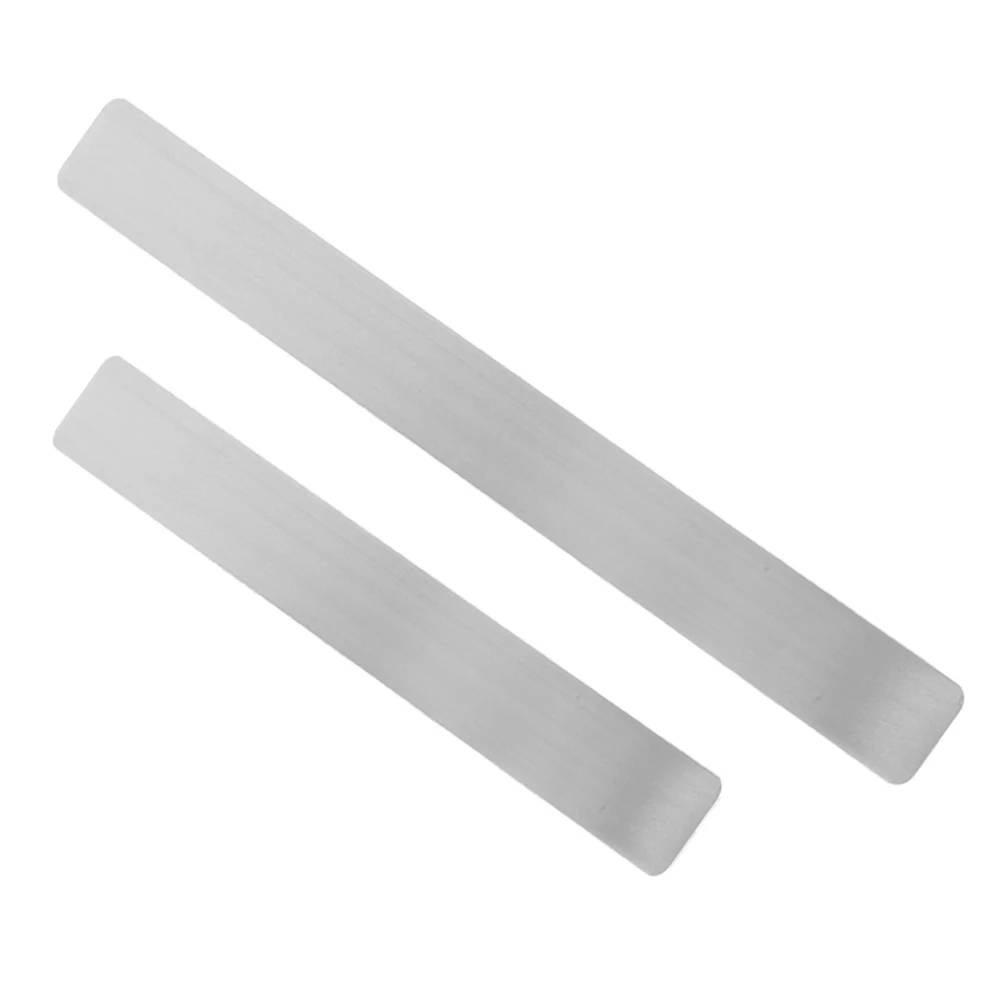 

2Pcs Metal Strips for Magnets Adhesive Iron Memo Wall Strips Multi Functional Bulletin Board Bars Photo Note Display