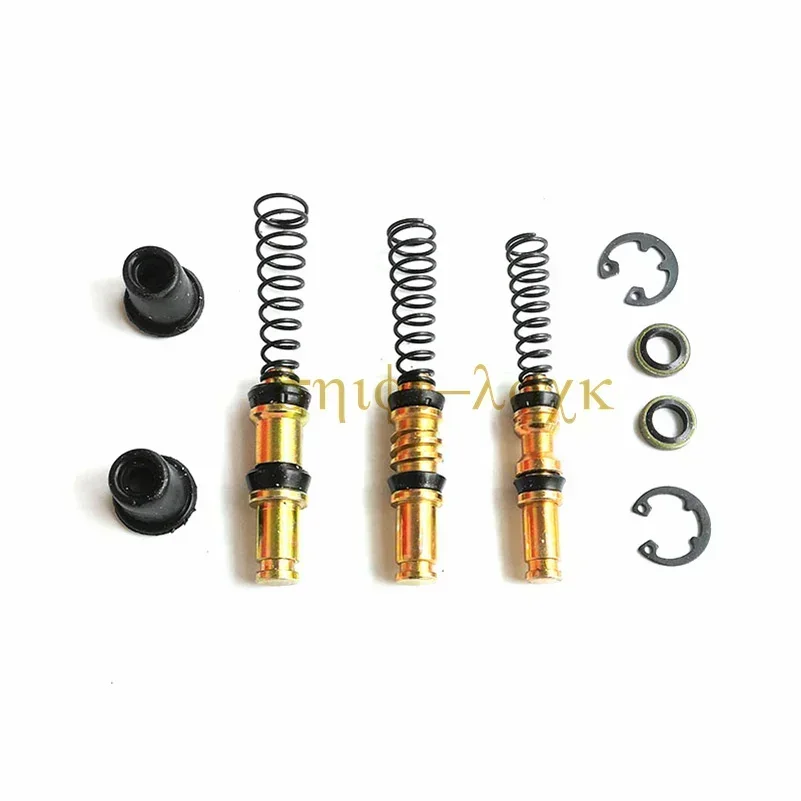 Motorcycle Scooter Front and Rear Brake Pump Master Cylinder Piston Oil Seal Leather Bowl Repair Kit 11mm / 12.7mm  14mm