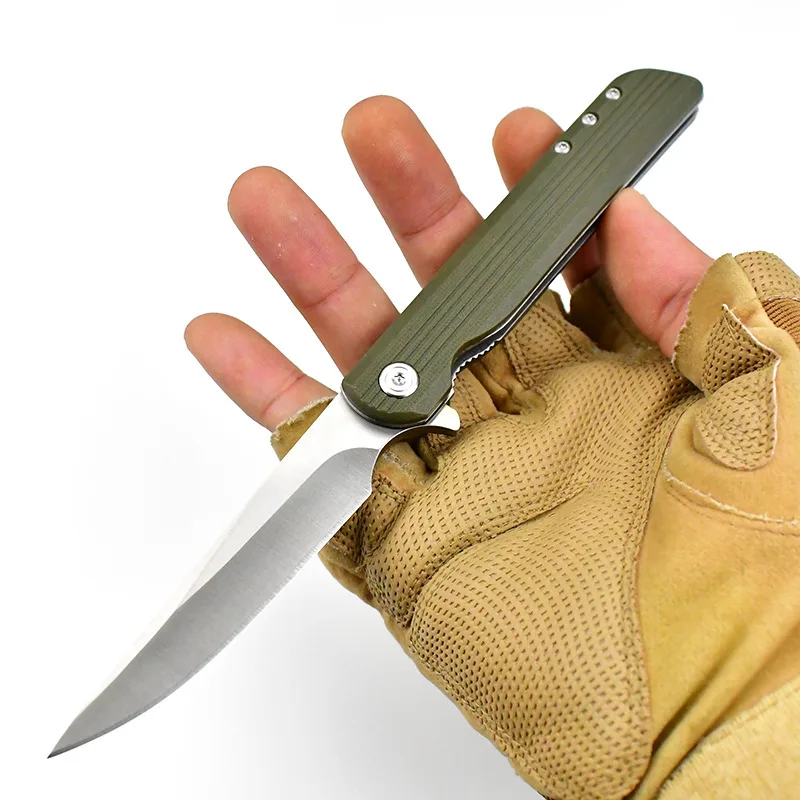 Outdoor camping folding knife, portable pocket knife, unpack folding knife, simple style folding knife, sharp fruit knife