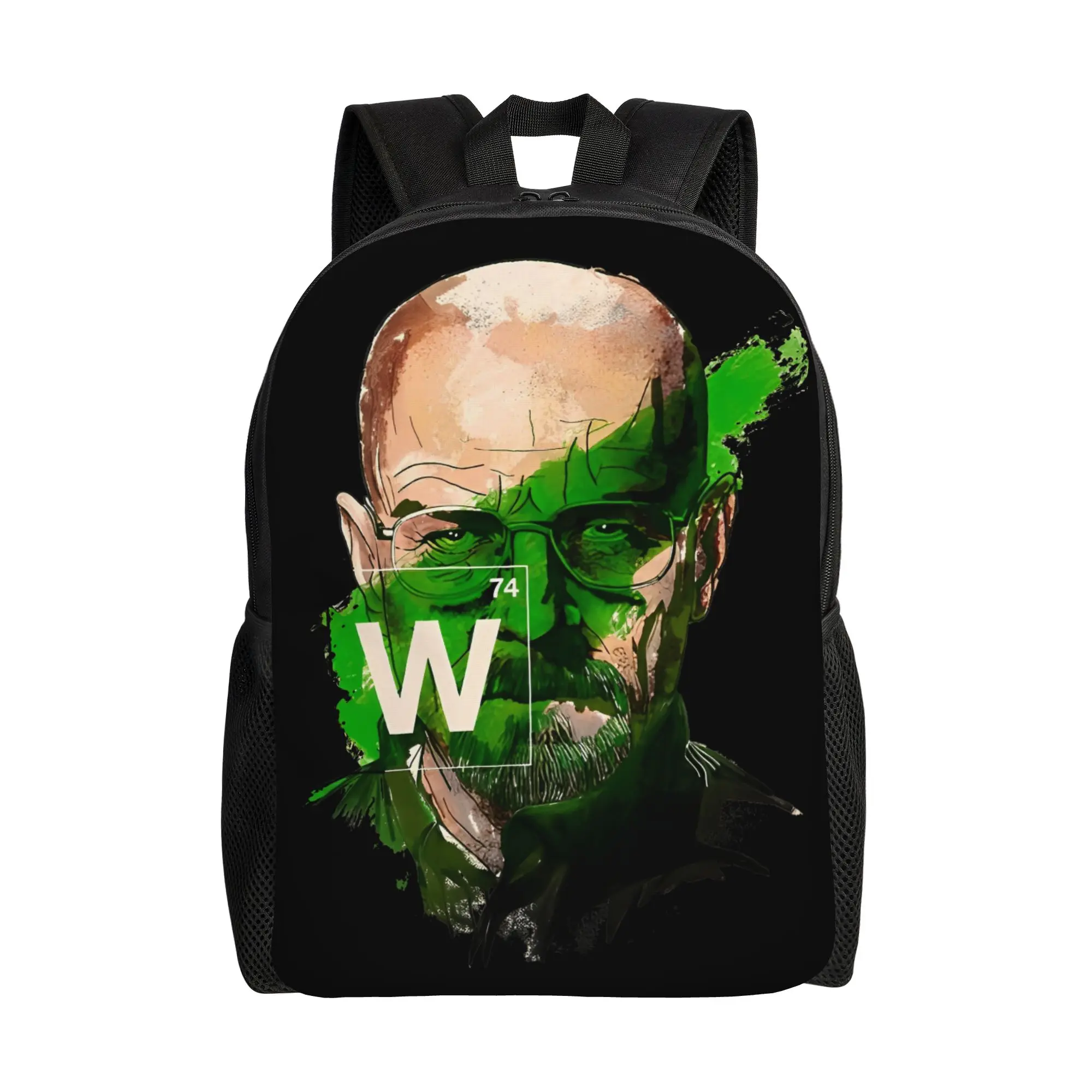 

Классический рюкзак Breaking Bad Walter White, легкий студенческий деловой рюкзак Heisenberg для мужчин и женщин, холщовые сумки для колледжа
