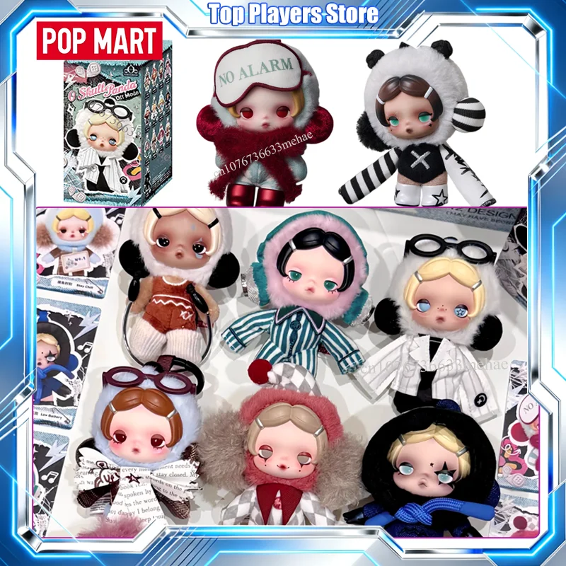 Genuine POP MART SKULLPANDA Blind Box Off Mode Series Toys Mystery Box Vinyl Plush Pendant Guess Bag Anime Figure Cute Doll Gift