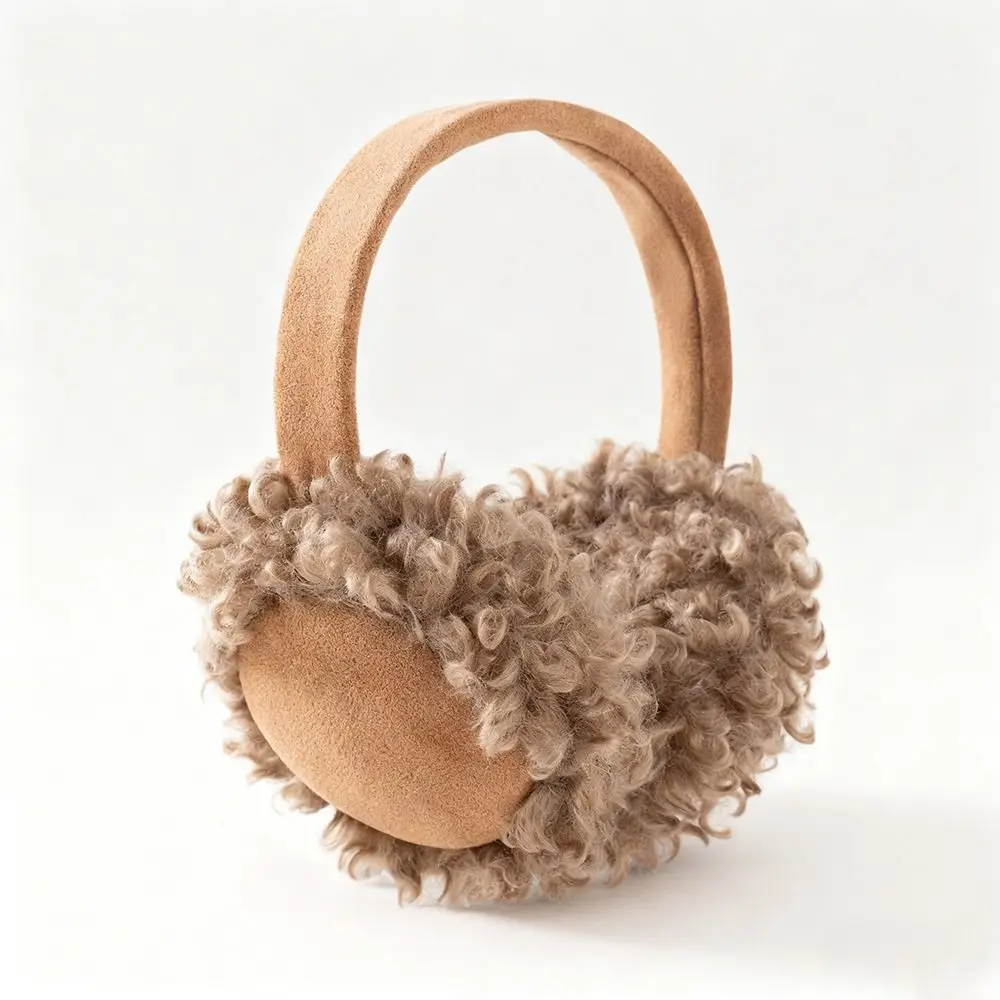 غطاء للأذنين ناعم دافئ مضاد للرياح الباردة بلون واحد يفشل الأذن التجمد مجعد الأذن أدفأ الشتاء ركوب الدراجات في الهواء الطلق #5