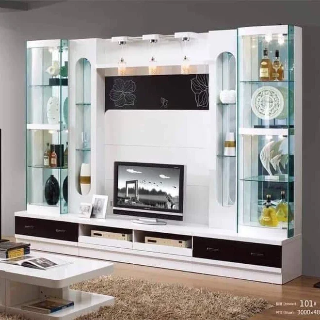 #For Modern wholesale price wooden TV stand  Living Room Furniture TV unit