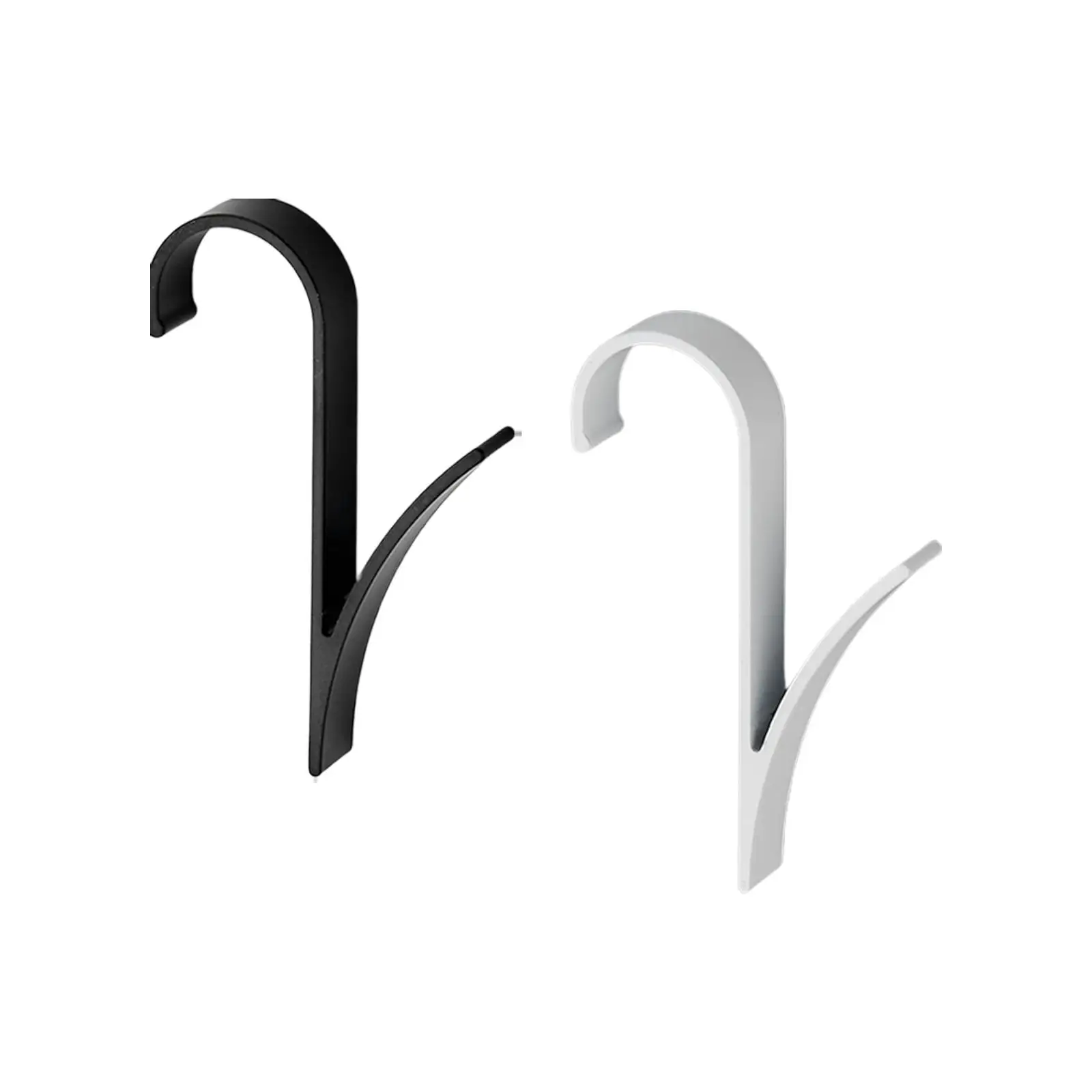 10Pcs Rail Hook Entryway R Shaped for Scarf Hooks for Kitchen Radiator Hook