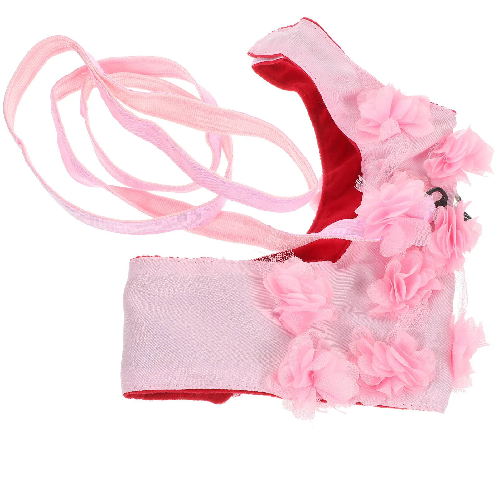 

Stereo Flower Dog Traction Rope Pet Breathable Chest Strap Adjustable Light for Small Medium Dogs Spring Summer