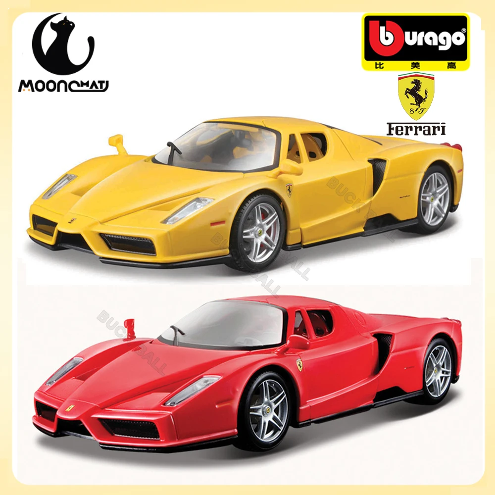 

1:24 Bburago Ferrari ENZO FERRAR Aolly Model Baking Paint Electrostatic Painting Ferrari Car Model Collection Toy Boyfriend Gift