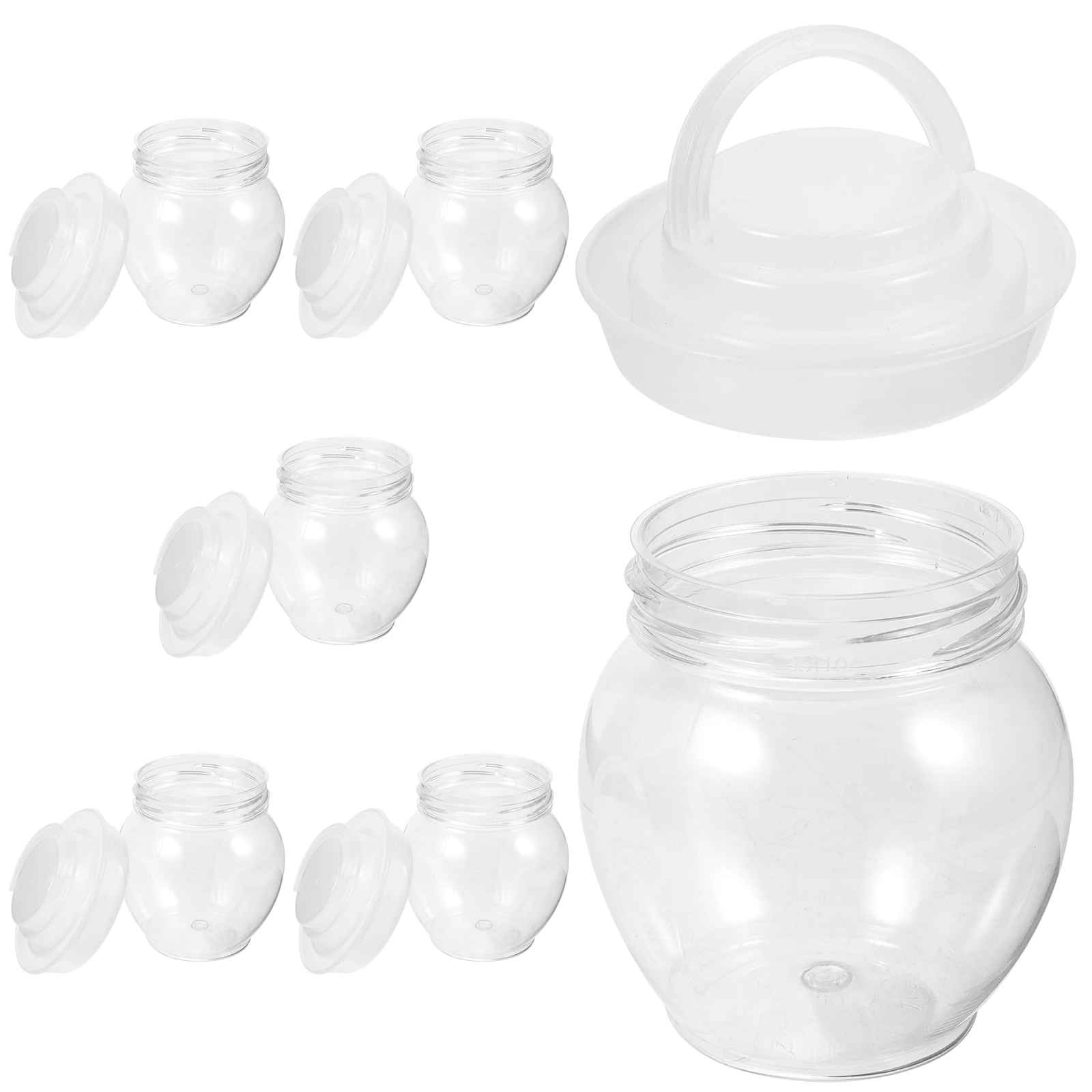 

6 Pcs Sealed Exhaust Jar Household Fermenting Seasoning Containers Multipurpose Vegetable Pickling Home Jars