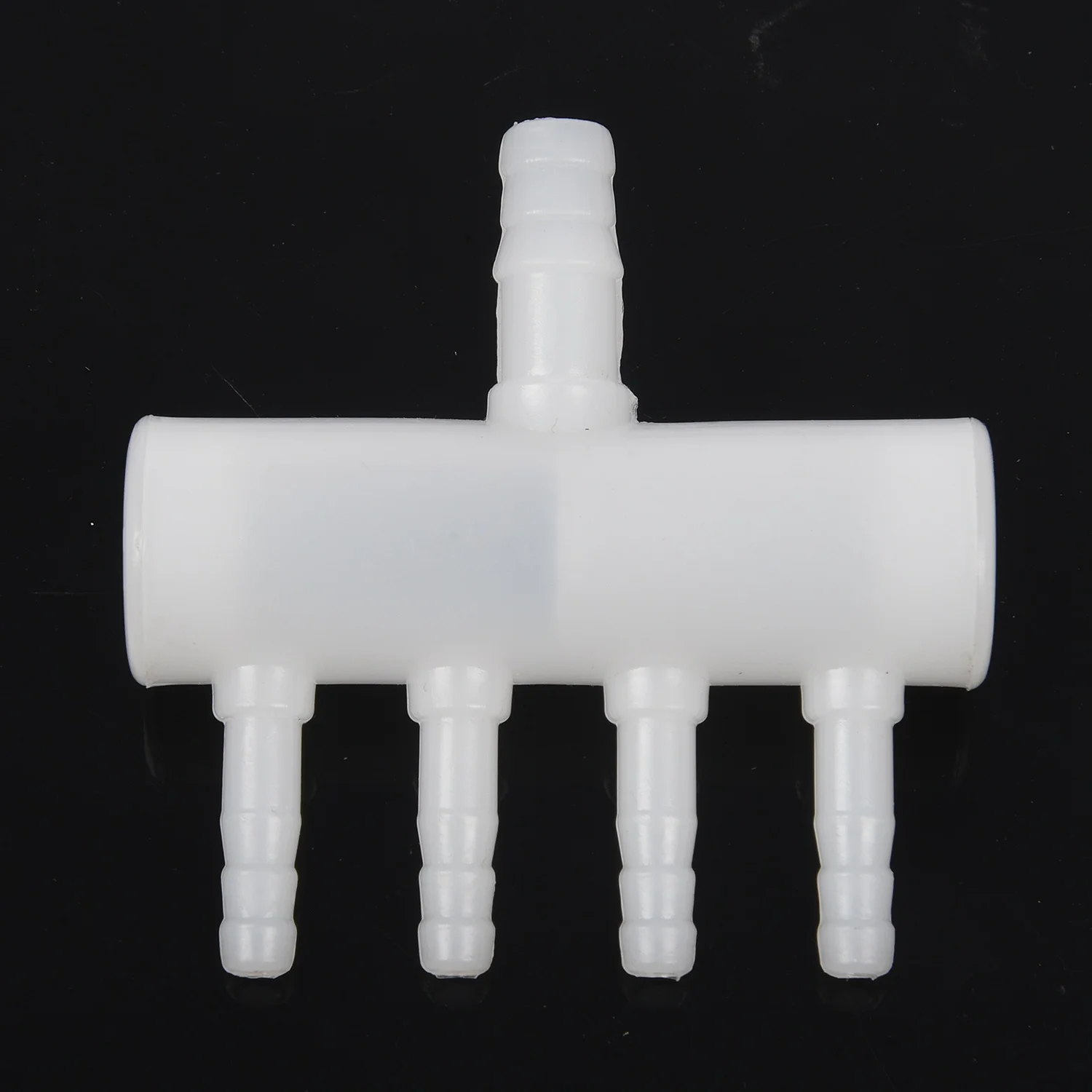 Plastic 4 Way Aquarium Oxygen Tube Fitting Splitter Manifold Tap Valve