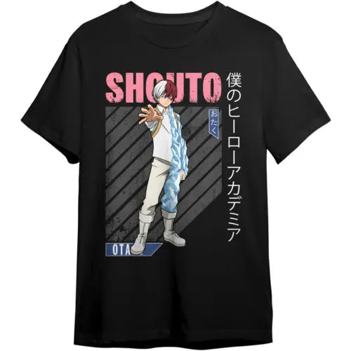 Men / Women Shoto Todoroki My Hero Academia Fire and Ice Graphic T-Shirt