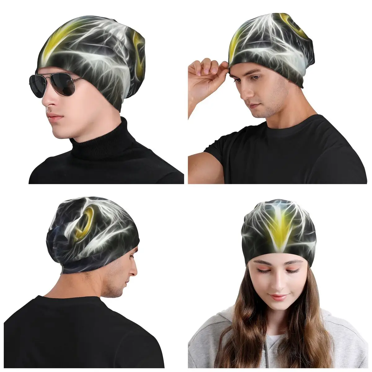 Gorro de lana de búho de dibujos animados Unisex, gorro cálido de punto para hombre, sombreros de esquí al aire libre de calle, gorros encantadores para hombres y mujeres, Invierno