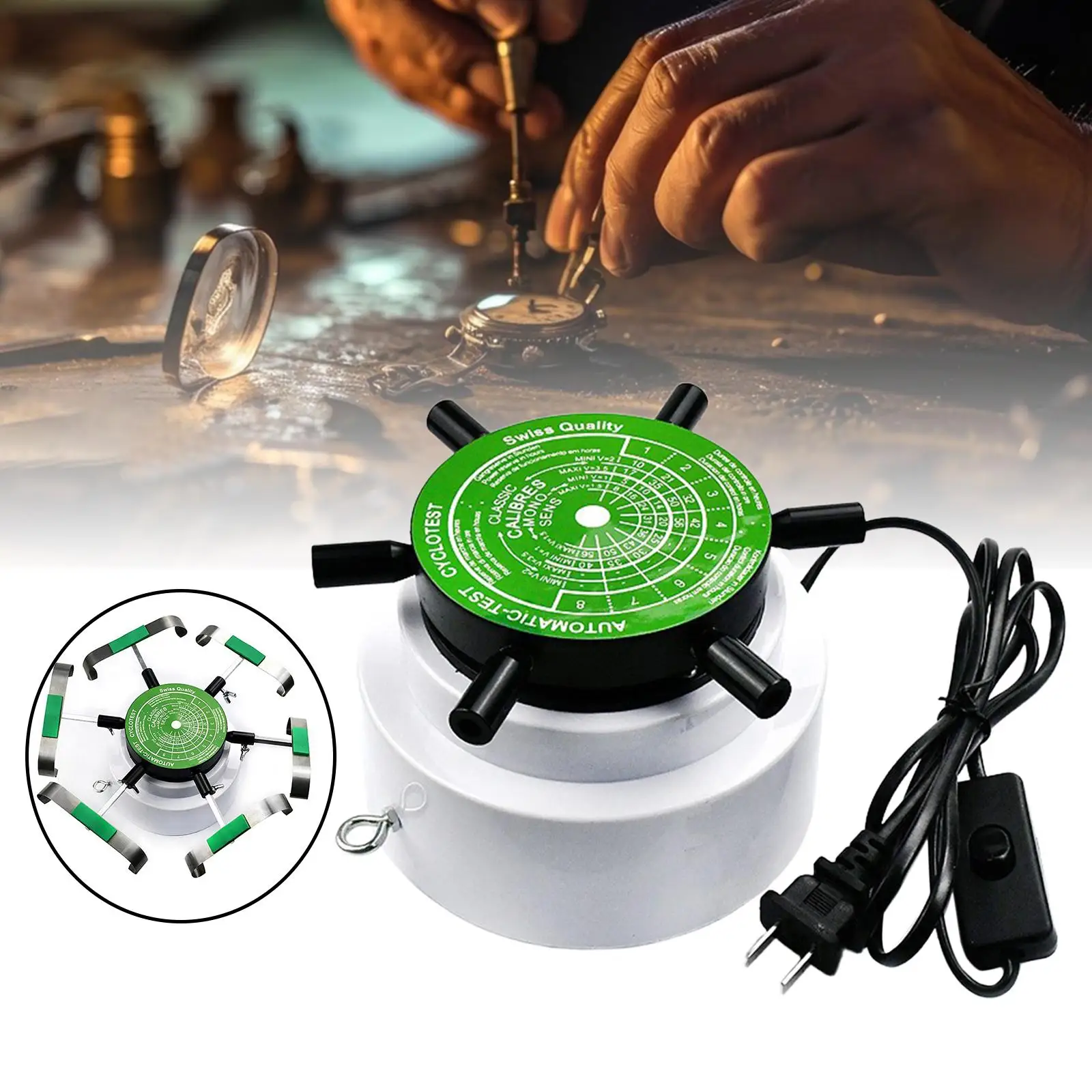 自動時計テスター時計屋ツール時計修理ツール-6-時計デバイスプロフェッショナルウォッチワインダー時計テスト機