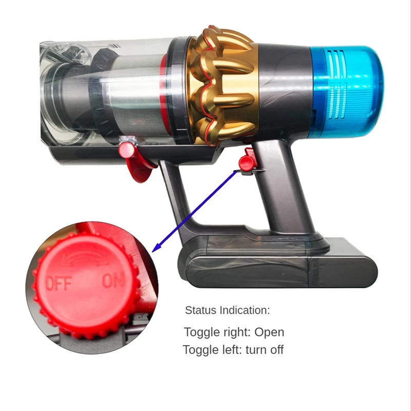 ปุ่มล็อคทริกเกอร์ Dyson V6/V7/V8/V10/V11/V15/V18/บางสวิตช์เครื่องดูดฝุ่นทำความสะอาดในครัวเรือน