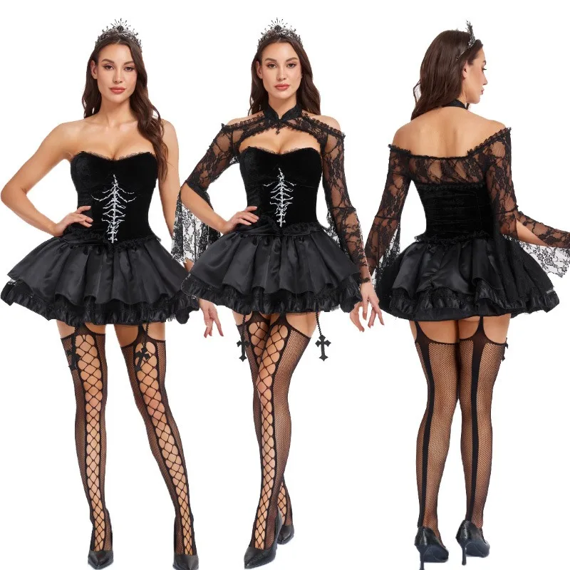 costume-de-cosplay-d'halloween-style-gothique-sombre-robe-noire-sans-bretelles-tenue-de-jeu-de-role-pour-fete-a-theme-pour-femmes-adultes