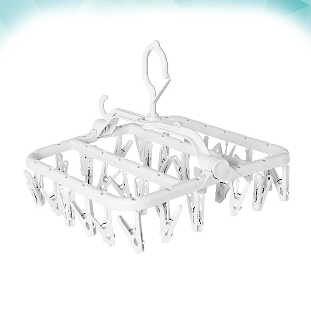 

Clotheshorse Drying Racks Clothing Hanging Organizer Foldable Household Hanger Laundry Socks