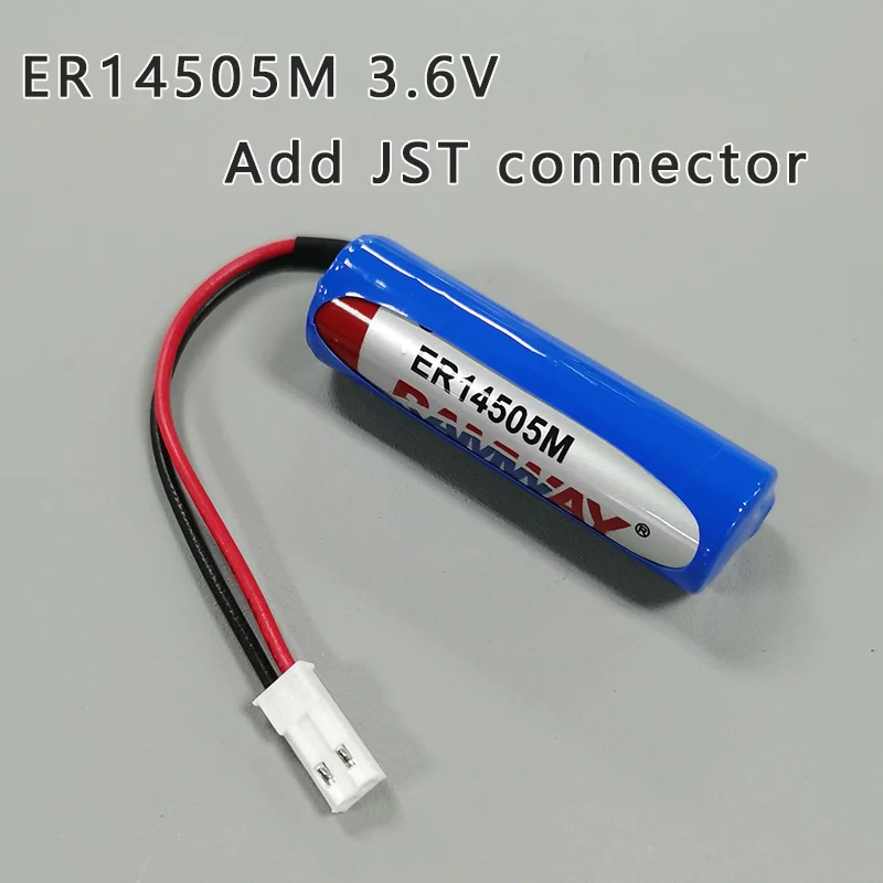 

ER14505M adds JST connector No. 5 AA size 3.6V battery for PLC industrial control servo encoder intelligent water meter