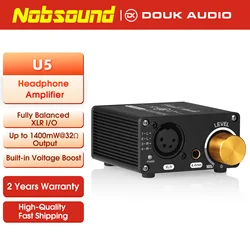 Nobsound U5 Mini Fully Balanced Headphone Amplifier for XLR / 4.4mm Headsets Desktop Stereo Large Output Power Earphone Amp