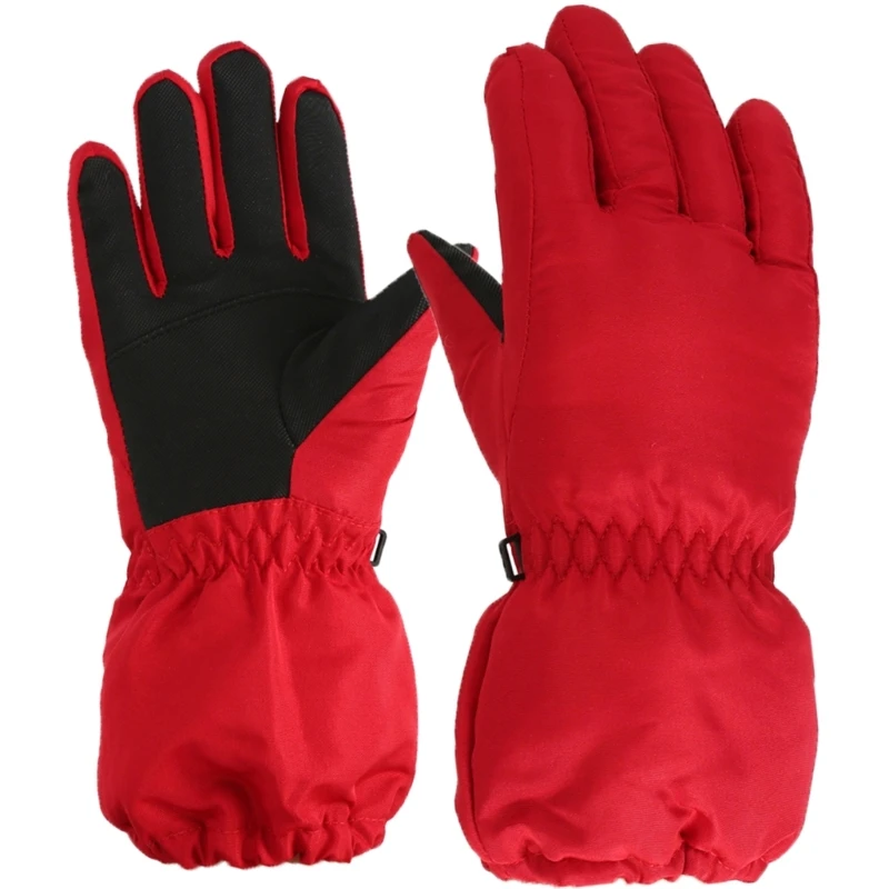 Gants neige gants Ski antidérapants manchette étendue mitaines chaudes Ski en plein air H37A