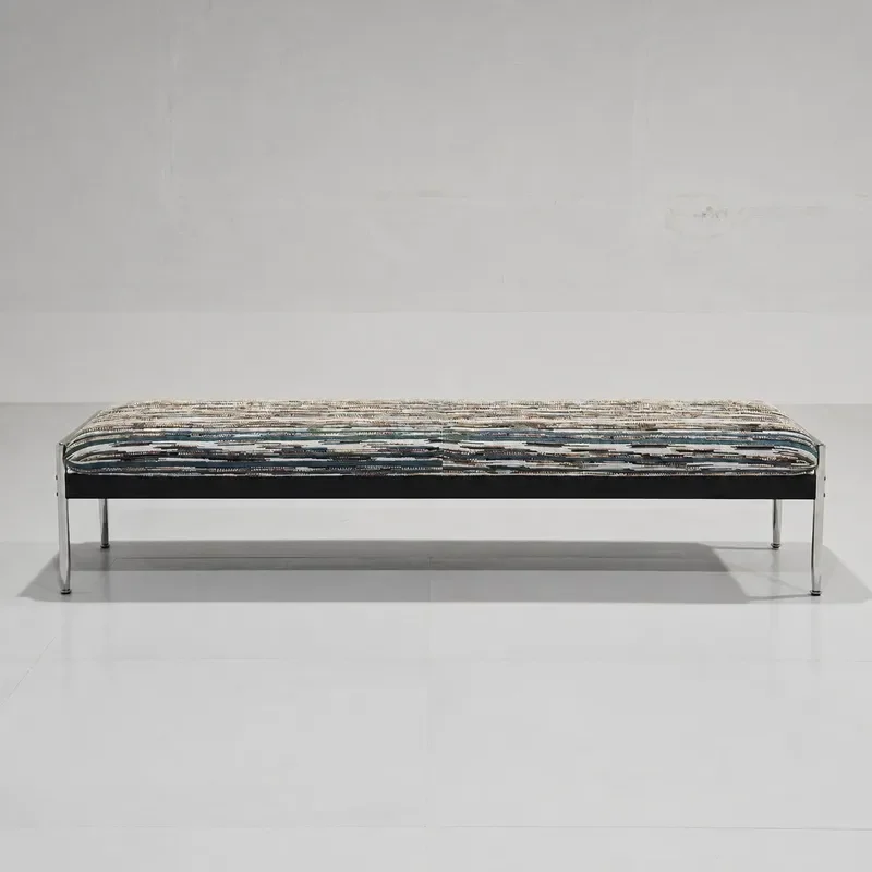 Italian Minimalist Fabric Bench Living Room Sofa Stool Simple Bedroom Bedside Stool Modern Home Furniture Accent Chair