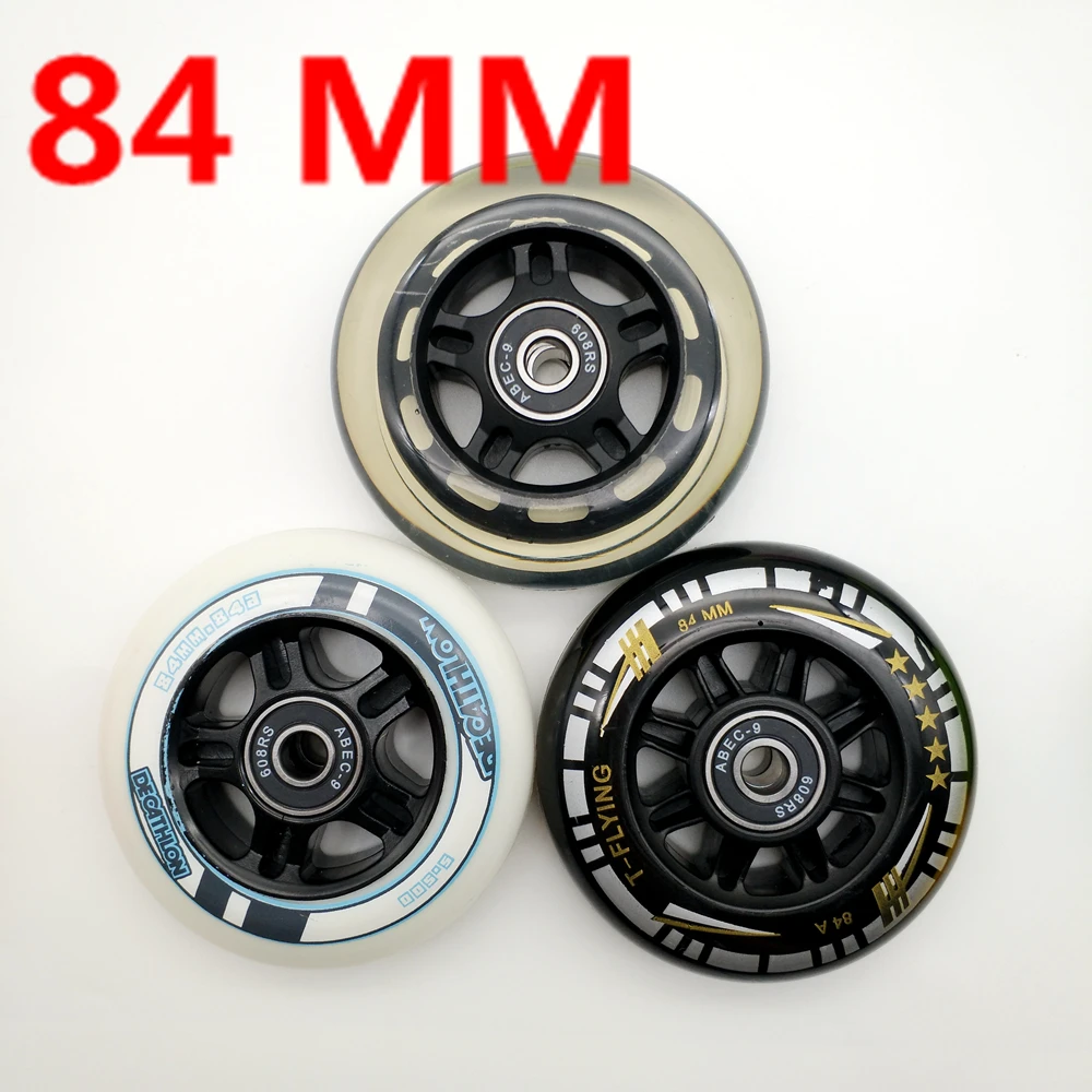 Darmowa wysyłka szybkie rolki rolki 84mm 90MM materiał PU
