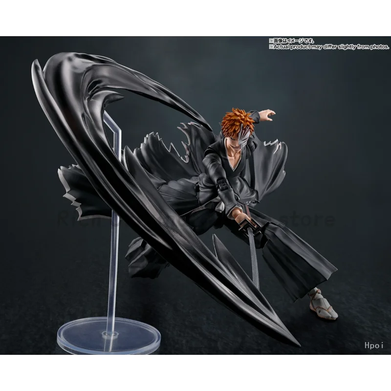 

【In Stock】Original BANDAI SPIRITS S.H.F BLEACH Kurosaki Ichigo -Crescent Heavenly Charge- Anime 1/12 Action Figure Model Toys