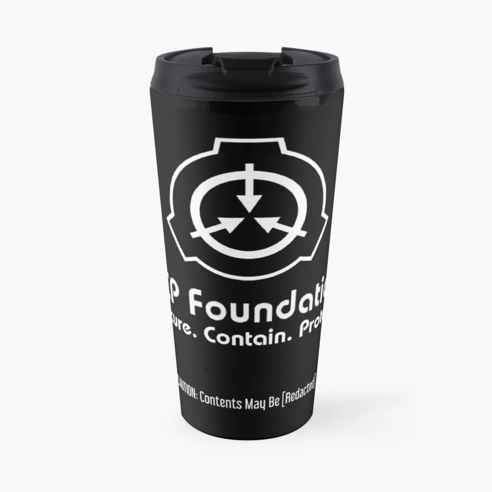 

SCP Foundation: Contents May Be [Redacted] (Black) Travel Coffee Mug Creative Cups Coffee Bottle Cup Set Set