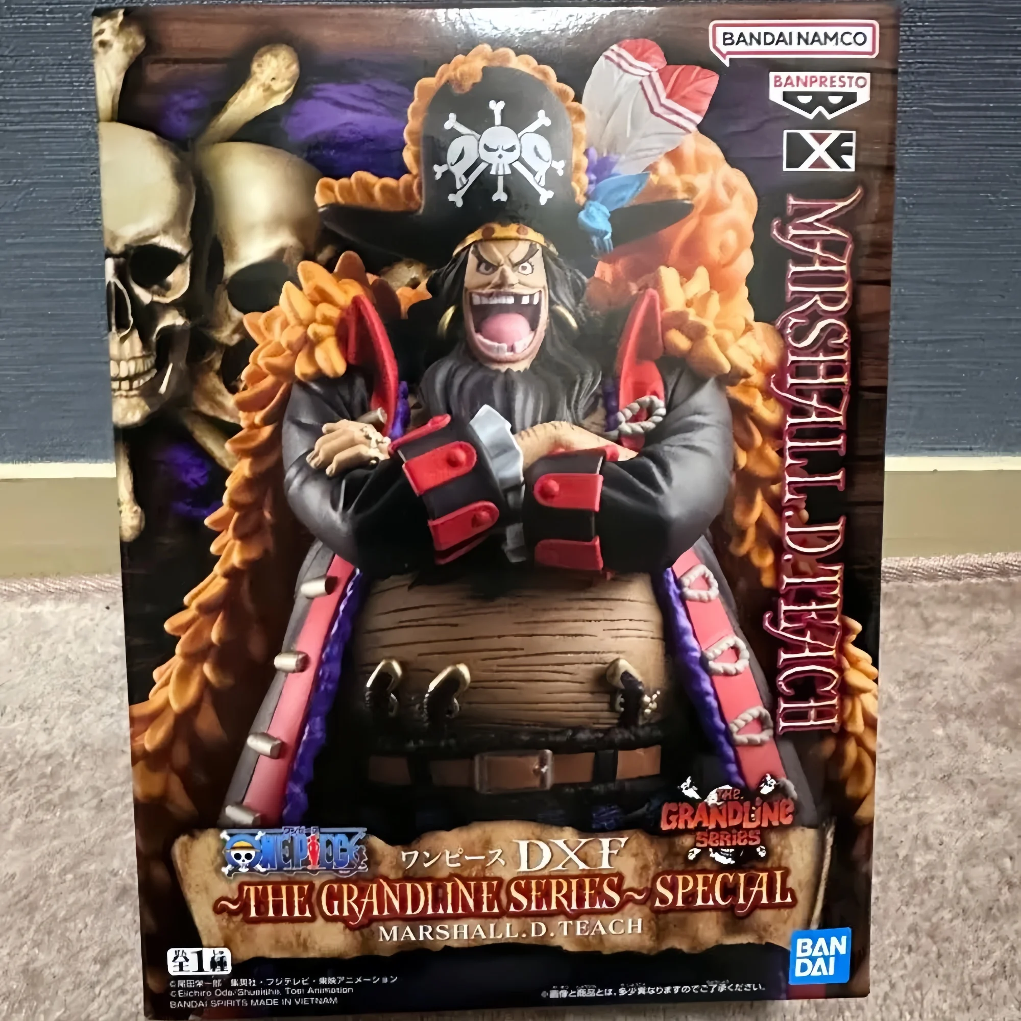 

Genuine Banpresto Bandai One Piece Dxf The Grandline Series Special Marshal Ld Teach 18Cm New and Unopened Selected Gifts