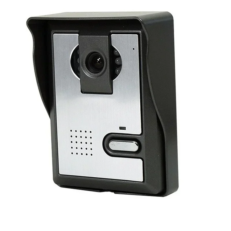 Video Doorbell, 7 Inch, Color, Night Vision, Rainproof, Intercom, Unlock Function, One To One Video Intercom for Domestic Reside