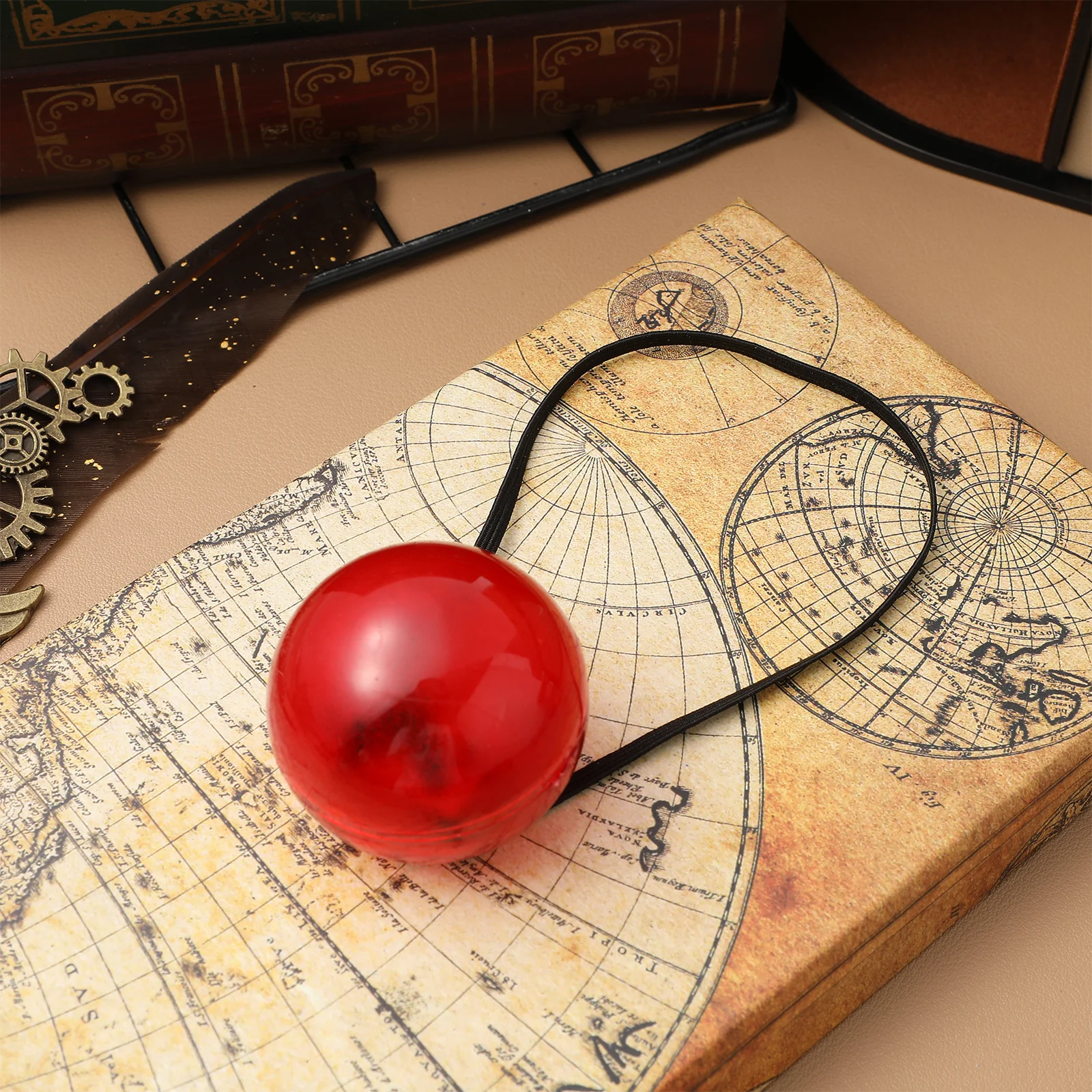 

Glowing Up Clown Nose For Halloween Circus Party Costume Kids Adults Fake Cosplay Prop Carnival Decorations