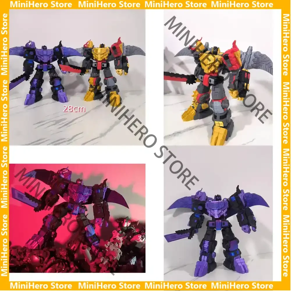 

В наличии: Оригинальная мини-фигурка Dinoking Beast Transformation 28 см из PLA, подвижная, совместимая с Iron Factory