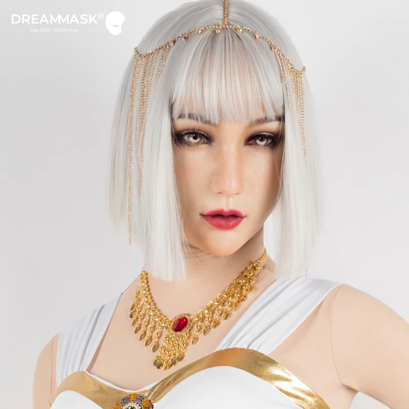 (Q04G CHING04G)'Dreammask' DMS Crossdressing Female/Girl Half/ Full Head Cosplay Kigurumi Male To Female Mask Goddess Makeup