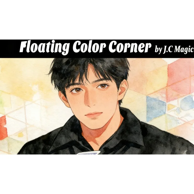 Floating Color Corner Magic Trick – Card Corner Floating Visual Restoration Color Change Stage Illusions Gimmicks Magia Props