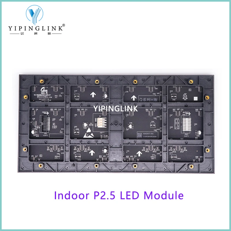 Spot P2.5 وحدة LED داخلية كاملة الألوان بدون خياطة مناسبة لغرف البث المباشر والمطارات ومحطات مترو الأنفاق