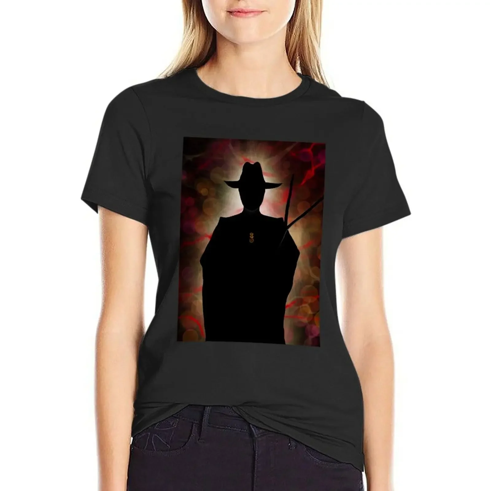 

The Man in Black T-Shirt Short sleeve tee kawaii clothes customizeds oversized workout shirts for Women