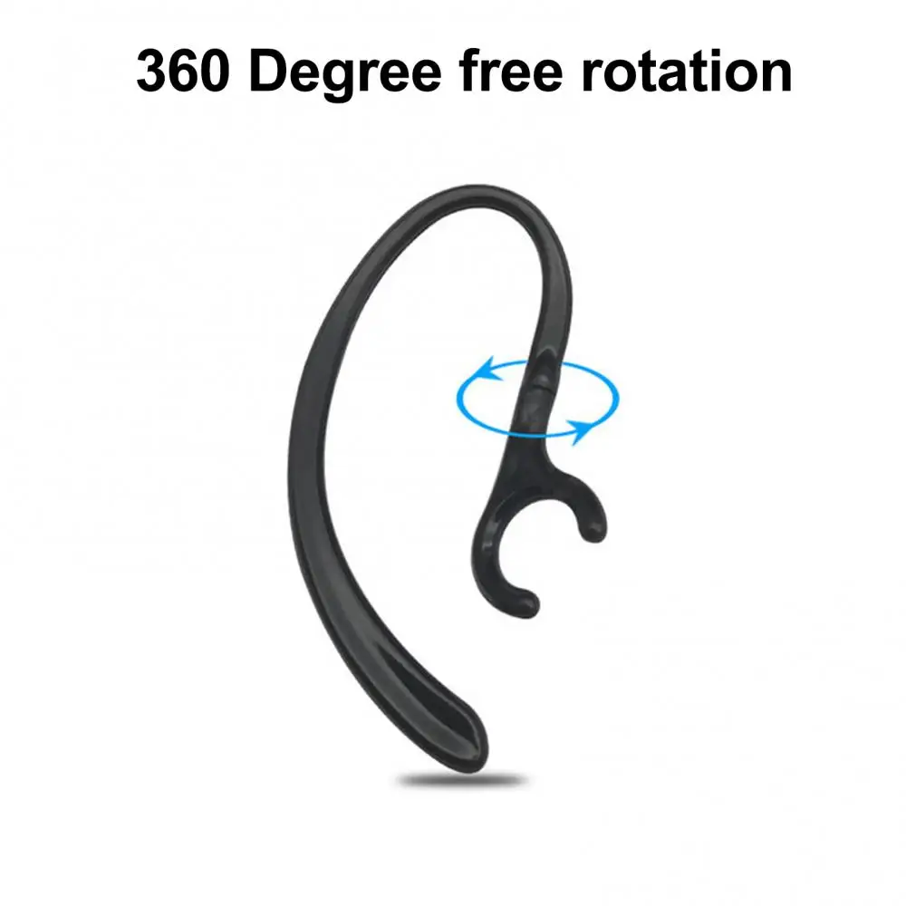 Anti-falling Earphone 6/7/8/9mm 360 Degree Rotatable Ear Hook Clip Accessory