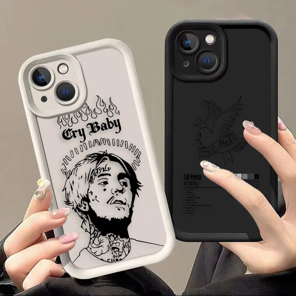 Lil Peep Hell Boy Rapper Cover Phone Case For Oneplus 11 10R 8T NORD CE 2 3 4 LITE ACE 2 3 Google PIXEL 7 8 7A 8A 9 Case Funda