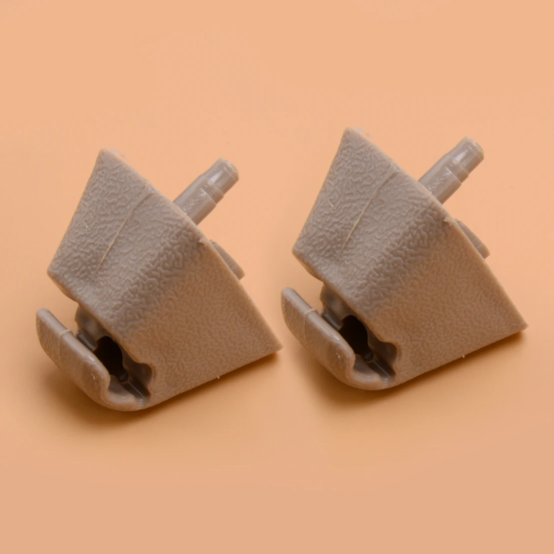 2Pcs Sun Visor Sunvisor Clips Brackets Beige Plastic Fit for Holden Commodore Berlina Calais VN VG VF VR VS VT VX VY VZ